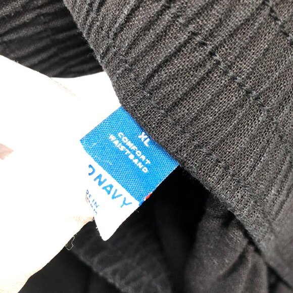 Old Navy Linen Blend Shorts Womens XL Black Pull On 3'' High Rise Comfort - Picture 7 of 9